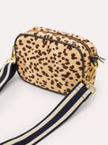 ZEMIMAAS Cheetah canvas crossbody bag, view 4