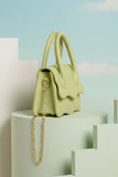 ZEMIMAAS Muffin Lime Green pu leather handbag, view 3