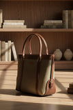 ZEMIMAAS Jute Tan Brown tote bag, view 3