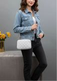 ZEMIMAAS Urban Chic White pu leather crossbody bag, view 2