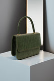 ZEMIMAAS Croco Green pu leather handbag