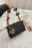Zemimaas Handbag Baggie - Black (Brown Strap)
