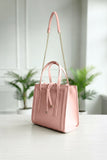 ZEMIMAAS Mini City Tea Pink pu leather shoulder bag, view 3