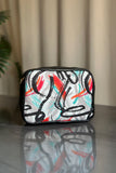 ZEMIMAAS Scribble canvas crossbody bag, view 4
