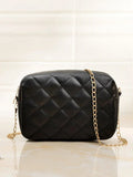 ZEMIMAAS Urban Chic Black pu leather crossbody bag, view 3