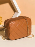 ZEMIMAAS Urban Chic Brown pu leather crossbody bag