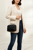 ZEMIMAAS Urban Chic Black pu leather crossbody bag, view 2