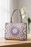 ZEMIMAAS Lavender Bloom canvas tote bag