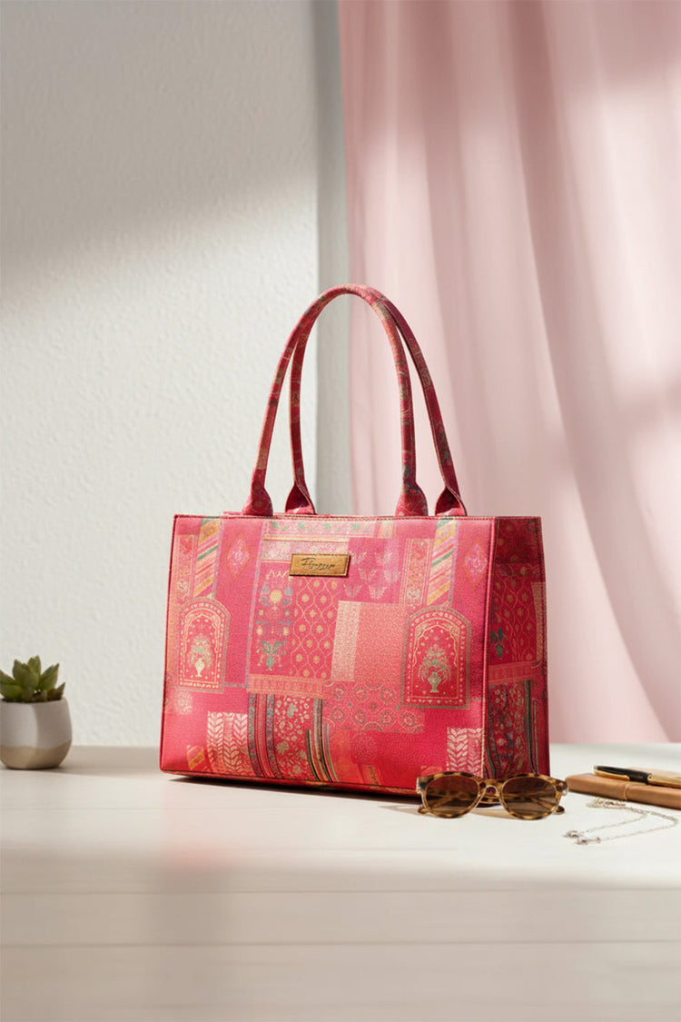 ZEMIMAAS Canvas Tote Crimson