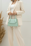 ZEMIMAAS Mini Prism Cyan pu leather handbag, view 2