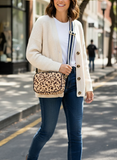 ZEMIMAAS Cheetah canvas crossbody bag, view 2