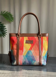 ZEMIMAAS Prism canvas tote bag, view 4