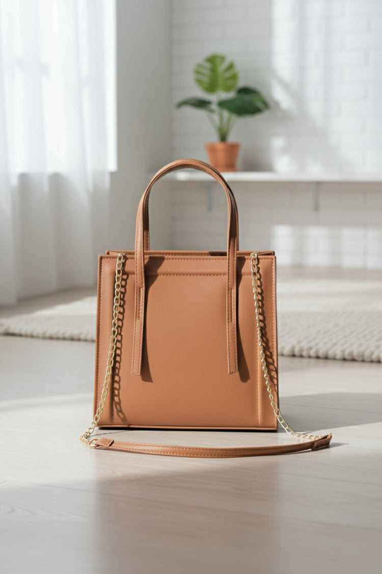ZEMIMAAS Shoulder Bag Mini City – Brown