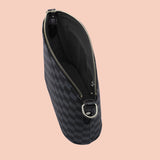 ZEMIMAAS Checkered Black canvas tote bag, view 5