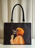 ZEMIMAAS Mini Scarfelle canvas tote bag, view 4