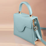 ZEMIMAAS Fest Arctic Blue Artic Blue pu leather handbag, view 3