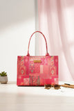 ZEMIMAAS Crimson canvas tote bag, view 3