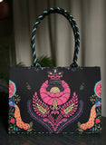 ZEMIMAAS Festive Bloom canvas tote bag, view 3