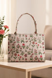 ZEMIMAAS Peach Blossom canvas tote bag