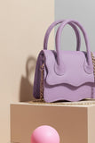 ZEMIMAAS Muffin Lilac pu leather handbag, view 2