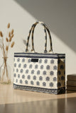 ZEMIMAAS Lotus canvas tote bag, view 2