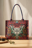 ZEMIMAAS Tiger Art canvas tote bag, view 2