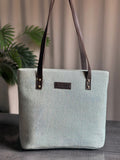 ZEMIMAAS Luxe Grace Sage Green tote bag, view 3