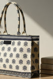 ZEMIMAAS Lotus canvas tote bag, view 3