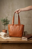 ZEMIMAAS Rust pu leather shoulder bag, view 2