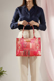 ZEMIMAAS Crimson canvas tote bag, view 2