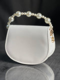 ZEMIMAAS White Midnight Pearl pu leather handbag, view 5