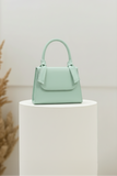 ZEMIMAAS Mini Prism Cyan pu leather handbag