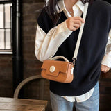 ZEMIMAAS Dot Luxe Mustard pu leather handbag