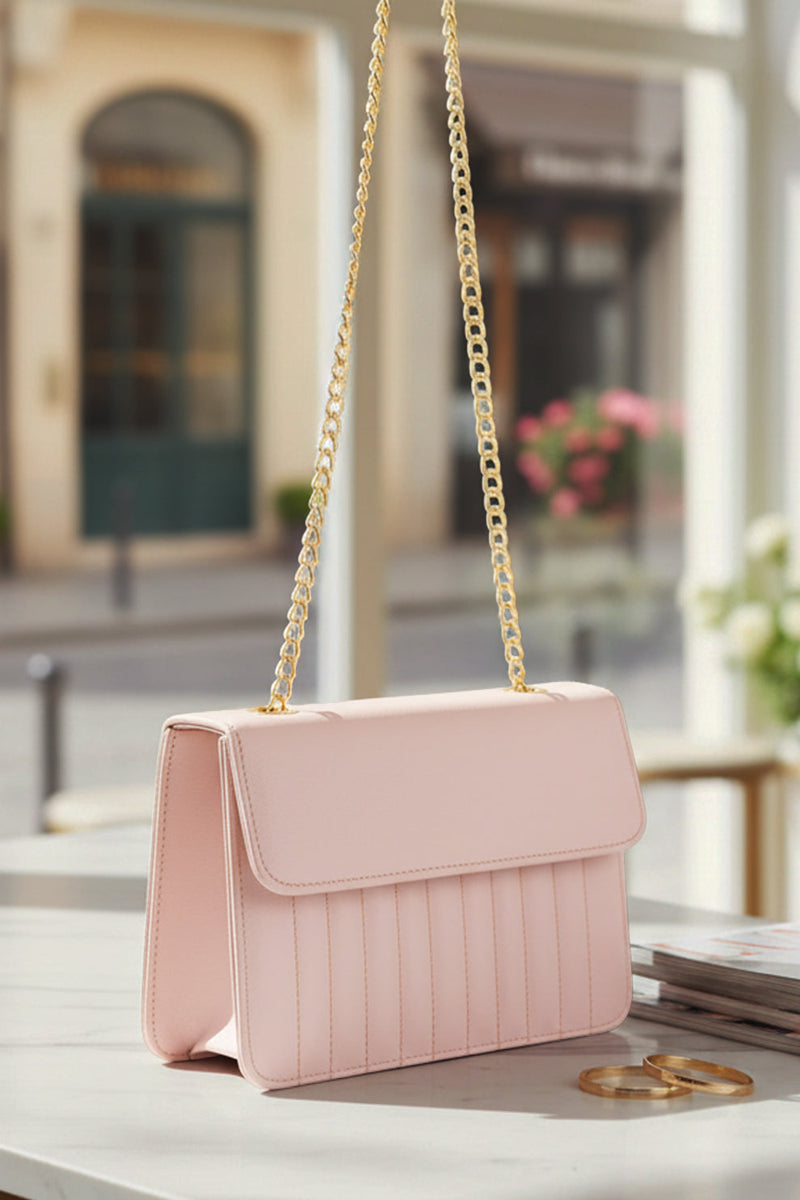ZEMIMAAS Wanderlite Pink pu leather shoulder bag