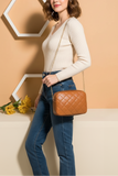 ZEMIMAAS Urban Chic Brown pu leather crossbody bag, view 2
