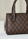 ZEMIMAAS Mini Checkered Brown canvas handbag, view 5
