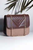 ZEMIMAAS Shoulder Bag ChevronFlap – Brown