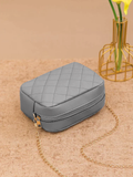 ZEMIMAAS Urban Chic Gray pu leather crossbody bag, view 5