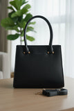 ZEMIMAAS Élan Black pu leather shoulder bag, view 2