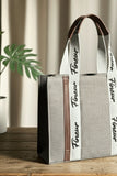 ZEMIMAAS Modern Muse Grey canvas tote bag, view 3