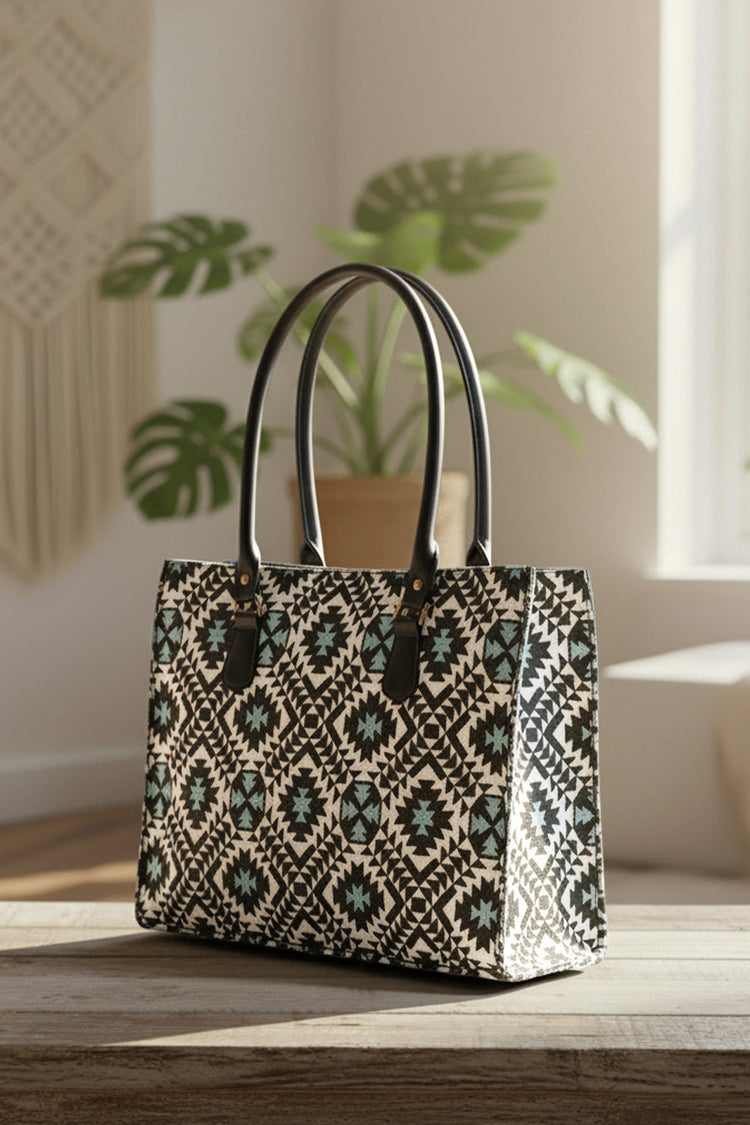 ZEMIMAAS Canvas Tote Ethnic