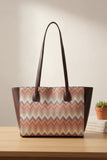 ZEMIMAAS Side Rexine Horizon canvas tote bag, view 2
