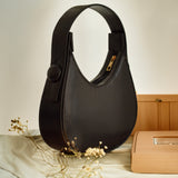 ZEMIMAAS Hobo Black pu leather handbag, view 3