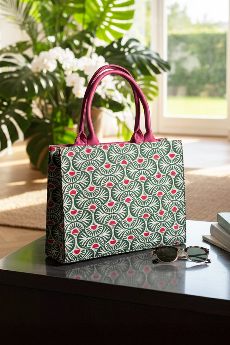 ZEMIMAAS Canvas Tote Eden Garden
