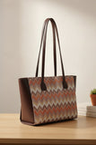 ZEMIMAAS Side Rexine Horizon canvas tote bag, view 3