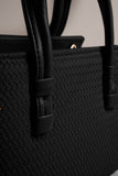 ZEMIMAAS HandyZip Black pu leather handbag, view 4