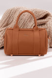 ZEMIMAAS Pace Duffle Caramel pu leather handbag