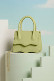 ZEMIMAAS Muffin Lime Green pu leather handbag, view 2
