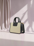 ZEMIMAAS Haze Black canvas & pu leather handbag, view 4