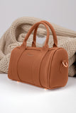 ZEMIMAAS Pace Duffle Caramel pu leather handbag, view 4
